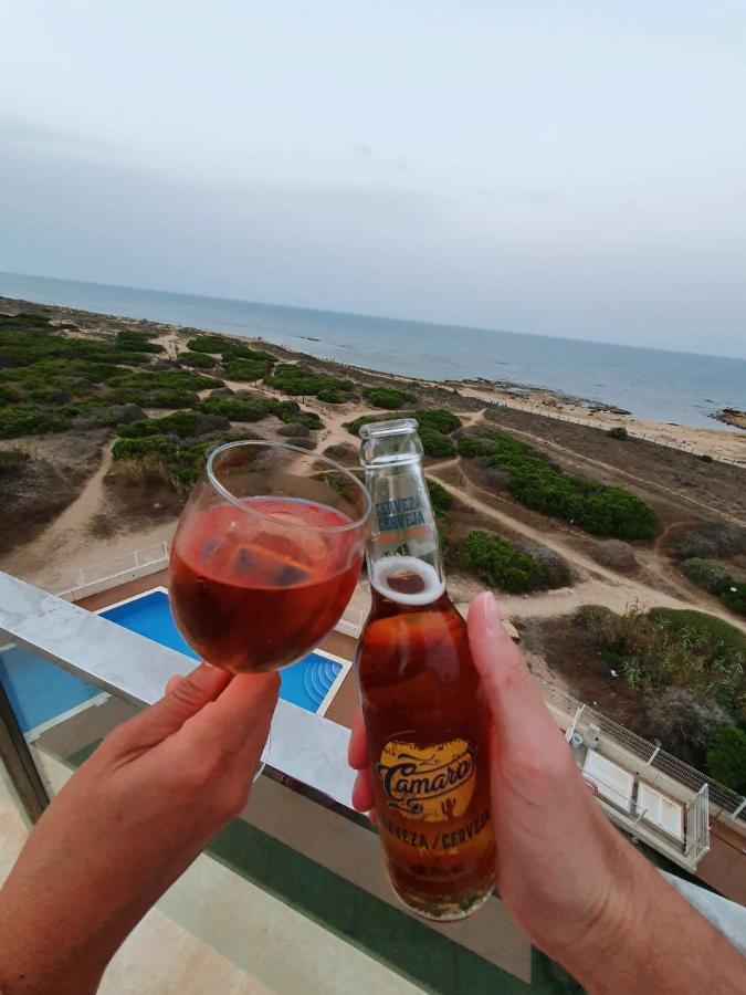 Pinada Beach IV New & Comfort. Apartment, 1St Line To The Beach, Sunterrace+Pool 라 마타 외부 사진