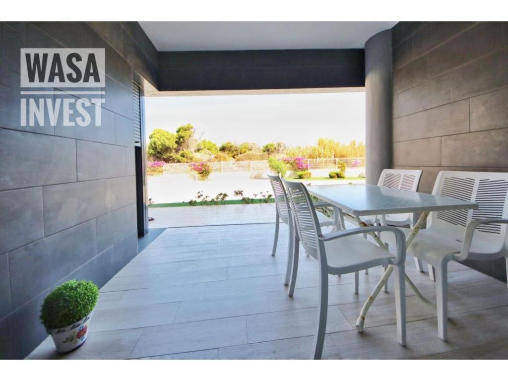 Pinada Beach IV New & Comfort. Apartment, 1St Line To The Beach, Sunterrace+Pool 라 마타 외부 사진