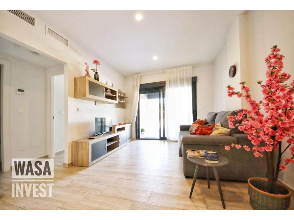 Pinada Beach IV New & Comfort. Apartment, 1St Line To The Beach, Sunterrace+Pool 라 마타 외부 사진