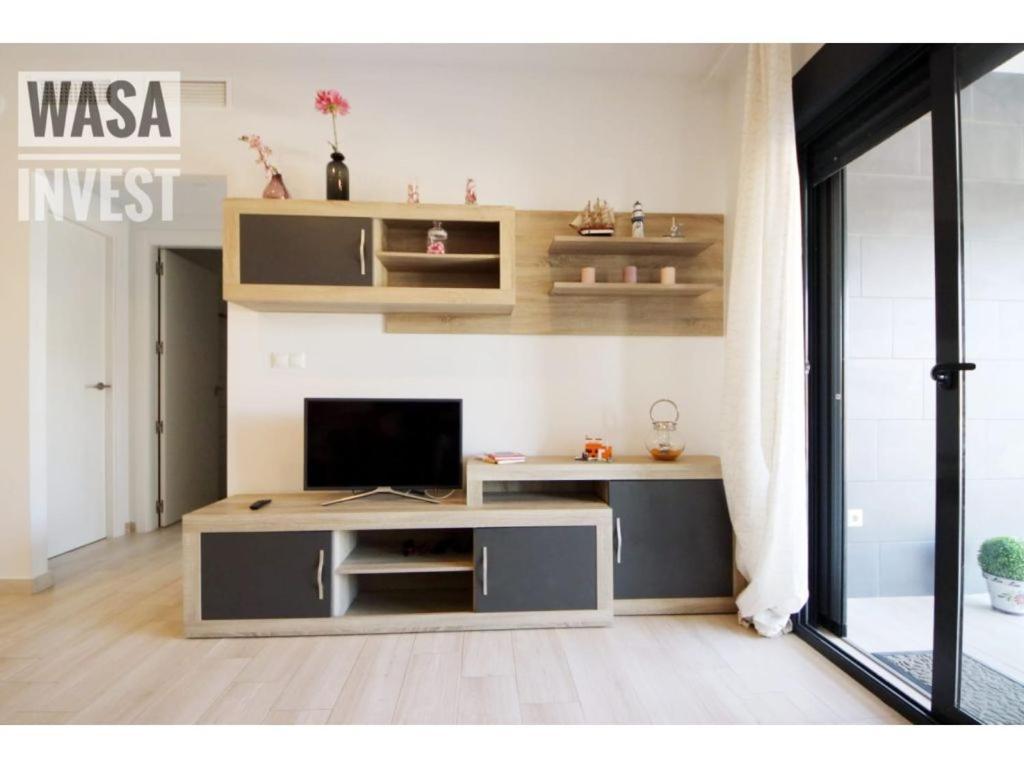 Pinada Beach IV New & Comfort. Apartment, 1St Line To The Beach, Sunterrace+Pool 라 마타 외부 사진